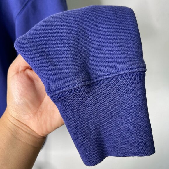 Acne Studios Women's Blue Crewneck 100% Cotton Fairview Face Sweater Size Small - Picture 9 of 11